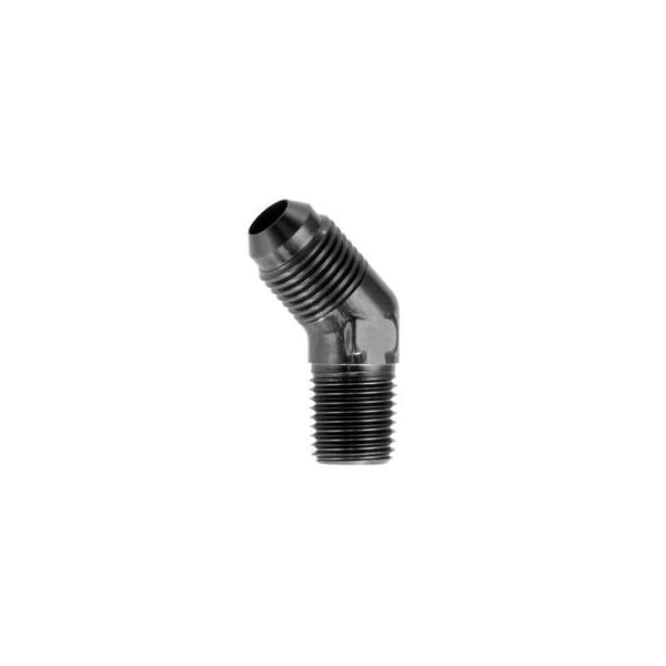 Red Horse Performance -16 45 DEGREE MALE ADAPTER TO -16 (1") NPT MALE - BLACK 823-16-16-2 - main